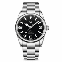 Чоловічий годинник Pagani Design PD-1692 Silver-Black з механізмом Seiko NH35 та сапфіровим склом