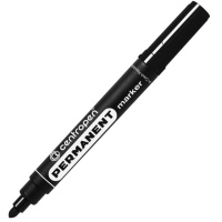 Маркер Centropen Permanent 8566 2,5 мм, round tip, black (8566/01)