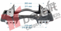 20504 Скоба суппорта WABCO PAN 19, 6401950690 - 6401950750, 3080007420