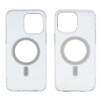 Чехол силиконовый Сlear Case MagSafe для Apple iPhone 15 прозрачный