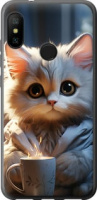 Чехол на Xiaomi Mi A2 Lite White cat 5646u-1522