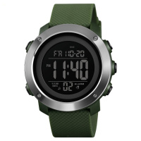 Чоловічий спортивний годинник Skmei 1416AGBK Army Green-Black з водонепроникністю 5 ATM