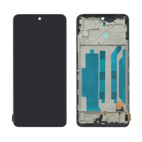 Дисплей для Xiaomi Redmi Note 11 Pro с чёрным тачскрином и корпусной рамкой IPS