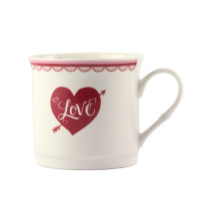 Кружка OOTB Love фарфорова, біла