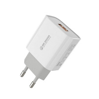 Сетевое зарядное устройство USB с кабелем USB WK Type-C WP-U57-T-White 1 м