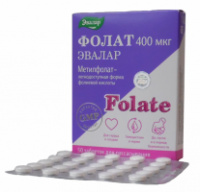 Фолат препарат рекомендуется за несколько месяцев до зачатия №50 Эвалар