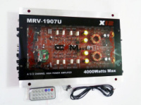 Автомобильный усилитель звука CMAudio MRV-1907U + USB 4000Вт 4х канальный Прозрачный корпус