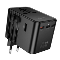 Сетевое зарядное устройство Hoco AC32 2 USB/ 3 Type-C PD 45W black