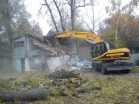 Демонтажные работы демонтаж домов стен, Вишнёвое