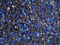 Стразы SS10 (3мм) Цвет синий. 10 грамм