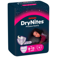 Подгузники Huggies DryNites для девочек 8-13 лет 9 шт (5029053527604)
