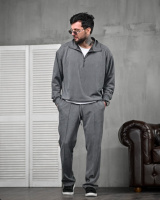Чоловічий спортивний костюм сірий Background ДЛ6443