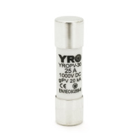 Плавкий предохранитель YROPV-30, 15A, 1000Vdc, 10×38mm, постоянное напряжение, 20 штук в упаковке, цена за 1 штуку