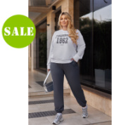 Спортивний жіночий костюм двонитка «Mason» | Батал | Розпродаж моделі