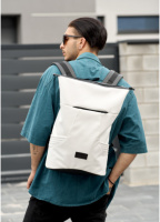 Рюкзак ролл Sambag унисекс RollTop KQN білий