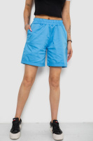 Шорти жіночі однотонні, колір блакитний, 238R315
