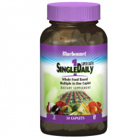 Мультивитамины с железом, Single Daily, Bluebonnet Nutrition, 30 капсул