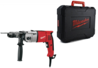 Дриль з ударом двошвидкісний MILWAUKEE, PD2E 24 RS, 1010Вт (54Нм) (бічна рукоять, обмежувач глибини, кейс)