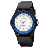 Чоловічий наручний годинник Skmei 2433BKBU Black-Blue з люмінесцентним підсвічуванням та захистом 5 ATM