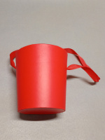 Коробка - стакан/ высота 15 см диаметр 14 см