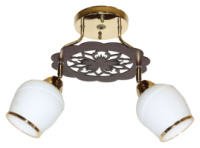 Классическая Люстра SVLIGHT двухламповая поворотная 5048/2 золото