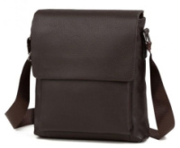 Сумка мессенджер Vintage 14577 кожаная Коричневая