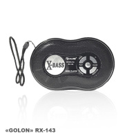 Радіоприймач портативний цифровий, LED ліхтарик GOLON RX-143