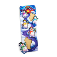 Развивающий пазл-вкладыш «Снеговики» (ПСД227) PSD227 больше-меньше