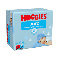 Детские влажные салфетки Huggies Ultra Comfort Pure 56 х 3 шт (5029053550091)