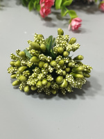 Тычинка «незабудка»/ оливка/ цена за букет 12 веточек