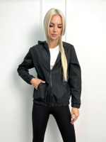 Жіноча вітровка «Just» оптом | Норма і батал Чорний, 42-44