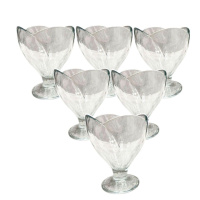 Набор креманок на ножке 6 шт креманки стеклянные для десертов, мороженого, желе набор 180 мл HP-YH-64