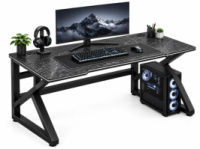 Сірий комп'ютерний стіл Dash S12 120×60×72,5 см • Робочий стіл Dash S12 для комп'ютера та ноутбука, офісу, навчання та домашнього кабінету