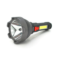 Ліхтар ручний LANTERNA ZJ-05, 1W Led CreeXPE+COB, 3+1 режим, вбудований аккум, корпус міцний пластмас, індикатор, USB кабель, IP40. 190х83х34, Box