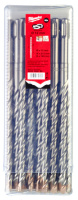 Бур SDS-PLUS M2 MILWAUKEE, діаметр 12,0х210х160мм, (50шт), пластикова коробка