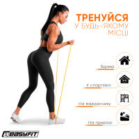 Резиновая петля EasyFit 1-6 кг Желтая