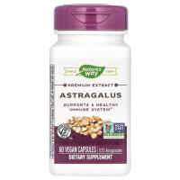 Астрагал, преміум екстракт, Astragalus, Premium Extract, Nature's Way, 60 вегетаріанських капсул