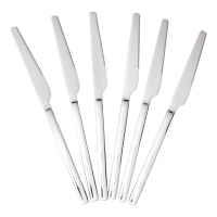 Набор столовых ножей 6 штук из нержавеющей стали 23 (см) Серебро HP-8-26