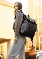 Жіночий Рюкзак стильний  -  чорний