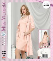 Набір халат і ночнушка Seyko   р. S, M, L, XL