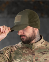 Бейсболка на флісі олива ВТ7507