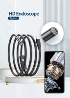5,5 мм USB Type-C Android ендоскоп камера гнучкий USB Type-C жорсткий дріт  2 м кабель інспекційна камера бороскоп М'який
