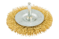 Щетка дисковая на дрель Mastertool 75 мм рифленая (19-9707)