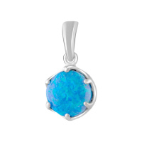 Серебряная подвеска CatalogSilver с опалом 1.188ct (2028673)
