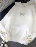 Утеплений худі з патріотичним принтом «Grass» оптом | Розпродаж моделі