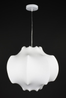 Люстра подвесная на 1 лампочку 28049 Белый 45-220х50х50 см.