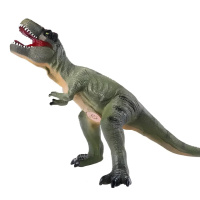 Игрушка динозавр T-REX RESTEQ зеленый — большой динозавр Тирекс 650×450 мм, реалистичная фигурка для детей