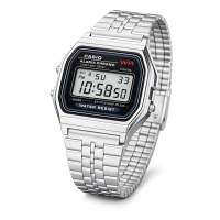 Чоловічий годинник Casio A159WA-N1 Casio Original з електронним циферблатом та сталевим браслетом