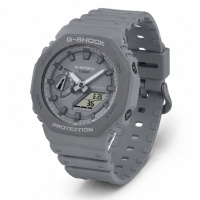 Чоловічий годинник Casio G-SHOCK GA-2110ET-8A сірий протиударний з водозахистом 20 ATM
