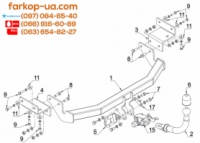 Тягово-сцепное устройство (фаркоп) Hyundai i30 (hatchback) (2012-2016)